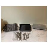 Cooking tools for grilling steaming and utensils