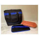 Rachael Ray casserole dish set with carrier and bag