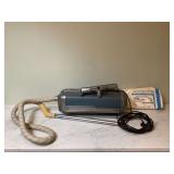 Old Electrolux canister vacuum w  bags & attachments