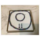 Set of Honora colored pearl jewelry