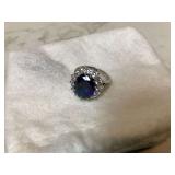 STERLING SILVER RING - GOLD & SILVER