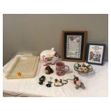 Decorative items in storage