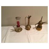 3 BRASS PIECES - COLLECTIBLES