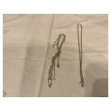 Sparkling silver chains