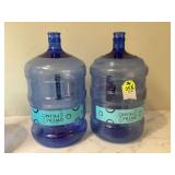 2 5-GALLON WATER JUGS - HOUSEHOLD MISC