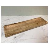 Wooden rectangle tray for decoration