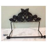 Unused wall-mounted towel holder in original packaging