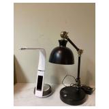 Pair of Mid Century Modern OttLite Table Lamps for Sale