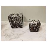 Set of 2 iron plant holders brand Southern Living at Home