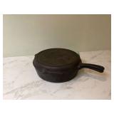 14 cast-iron fryer with lid