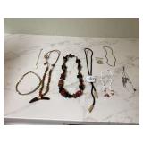 Various costume jewelry pieces