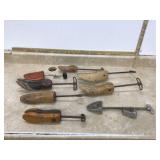 Old shoe forms for display or decoration