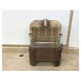 Old iron gas heater