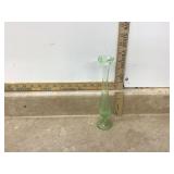 URANIUM GLASS BUD VASE - GLASS