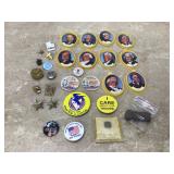 Collectible political memorabilia & dairy paraphernalia