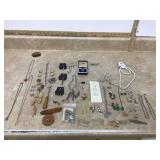 Various fake jewelry pieces for costumes