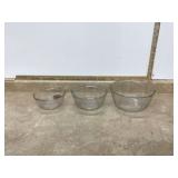 Durable glass bowls