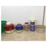 Picnic jugs nut store display tea jug drink dispenser