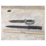 Old military knives WWII era