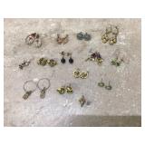 Two antique earrings