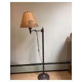 RUSTIC CABIN STYLE READING FLOOR LAMP - MID CENT