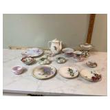 VARIOUS ANTIQUE DISHES - GLASS