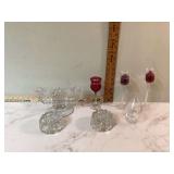 Various candle holders and diffusers