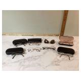 Various eyewear bifocals glasses aviator sunglasses