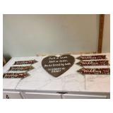 WEDDING SIGNS - HOUSEHOLD MISC