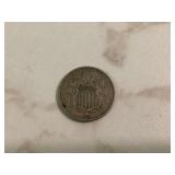 1868 SHIELD NICKEL - COINS CURRENCY