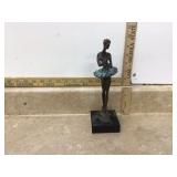 Small bronze statue of a ballerina