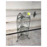 METAL FOLD-UP CORNER SHELF - HOME DECOR