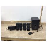 Logitech computer speakers and subwoofer - enhance your audio experience with this