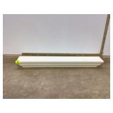 36 white crown moulding shelf with LED light