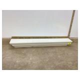 White crown moulding shelf ledge 36 inches
