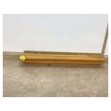 Pottery Barn crown moulding shelf ledge with LED lighting