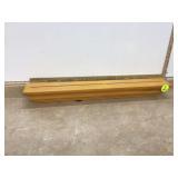 Pottery Barn shelf ledge with crown molding & LED lighting