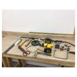 DEWALT DRILL AND ASSORTED TOOLS - TOOLS