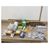 Assorted Vintage Mid Century Modern Lightbulbs and Decorative Lighting Fixtures