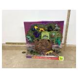 Collectible McDonalds display with Animal Kingdom-themed toys