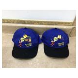 Rare vintage McDonalds Disney hats with pins