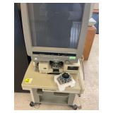 Vintage Minolta RP50Z compact microfilm reader-printer with 12