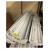 5 Mid Century Modern Fluorescent Ceiling Light Fixtures with Bulbs (