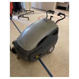 High-powered industrial floor sweeper