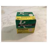 25 Remington 410 Express power piston shotgun shells