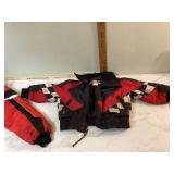 2 POLARIS YOUTH SNOWMOBILE JACKETS