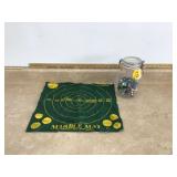 CANISTER JAR WITH MARBLES - MARBLES CANISTER JAR WITH MARBLES - MARBLES