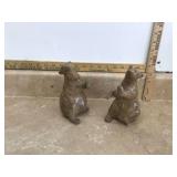 SET OF HEAVY BEAR BOOKENDS - HOME DECOR SET OF HEAVY BEAR BOOKENDS - HOME DECOR