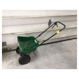 Broadcast lawn spreader for Scotts brand Broadcast lawn spreader for Scotts brand
