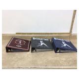 3 BASEBALL TRADING CARD ALBUMS 3 BASEBALL TRADING CARD ALBUMS